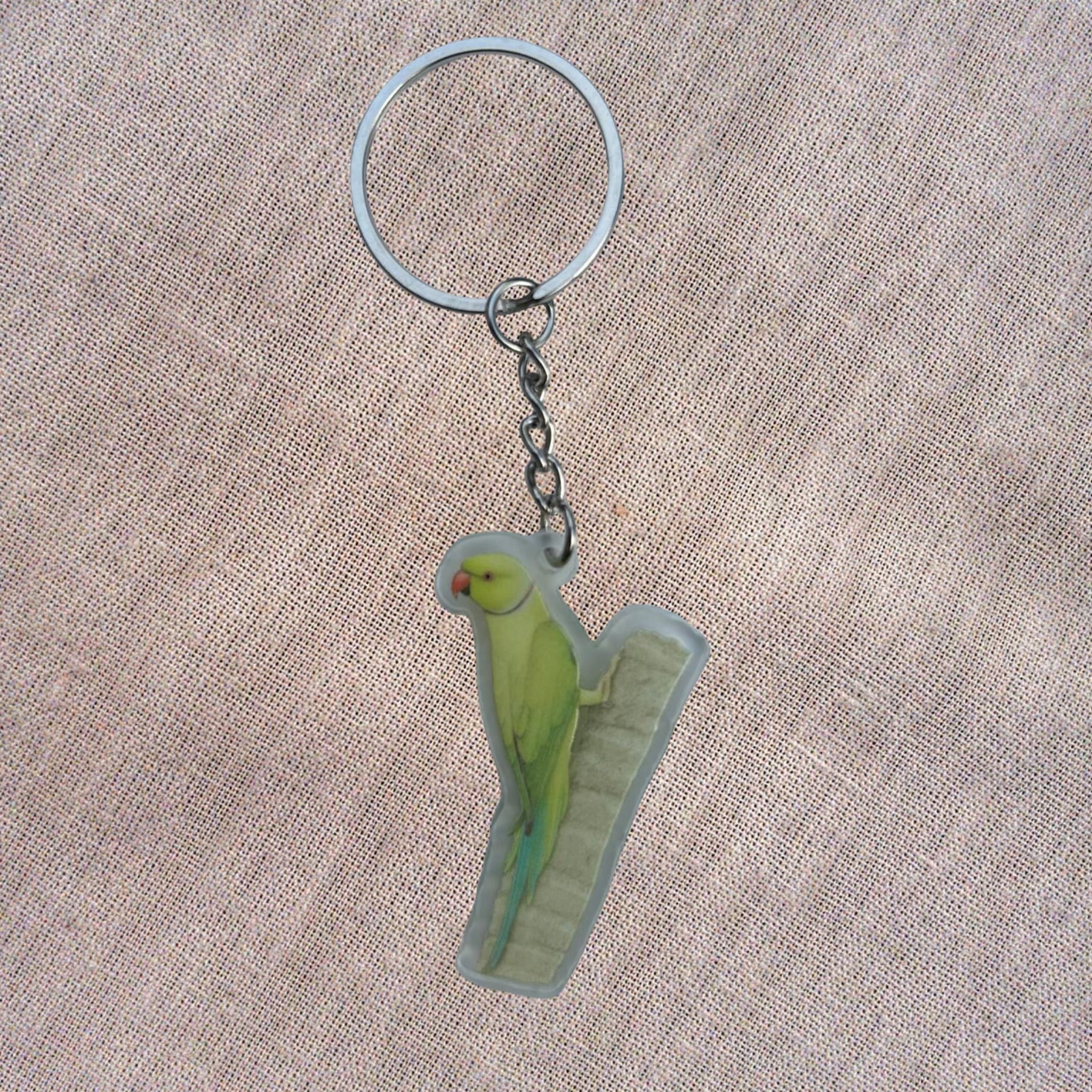 Porte-clés Perruche à collier